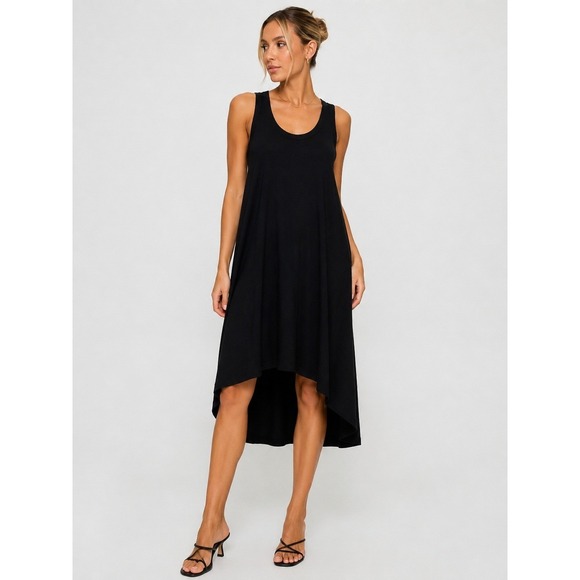 Wilt Dresses & Skirts - Wilt Womens Black Cotton High-Low Tank Dress XS Made in USA